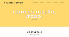 Desktop Screenshot of fourteenstudio.com